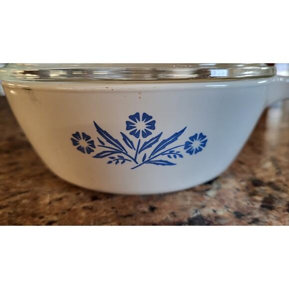Vintage Corning Ware Blue Cornflower Sauce Pan w/Lid (P-81-B) 1 Pint - Picture 15 of 15